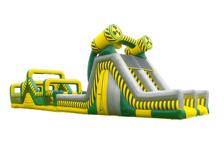 Dry 60 ft Toxic Obstacle Course