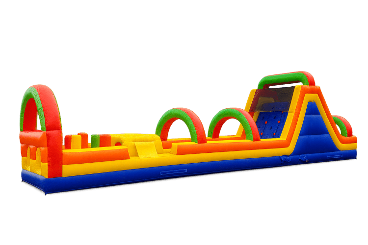 Dry 50 ft Rainbow Climbing Obstacle Course