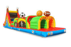 Dry 60 ft Sports Obstacle Course
