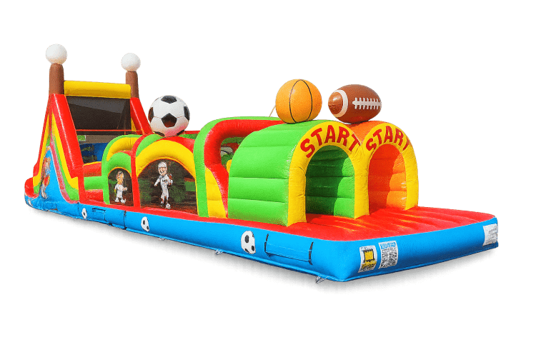 Dry 60 ft Sports Obstacle Course