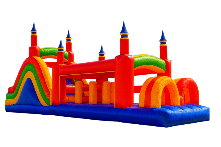 Dry 40 ft Rainbow Obstacle Course