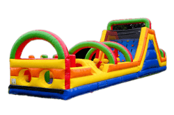 Dry 50 ft Rainbow Climbing Obstacle Course