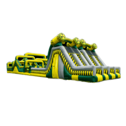 Toxic Rush Obstacle Course • 4-Lane • 60 ft (Dry)