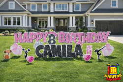 Happy Birthday Greeting (pink)